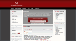Desktop Screenshot of ozbroadbandreview.com